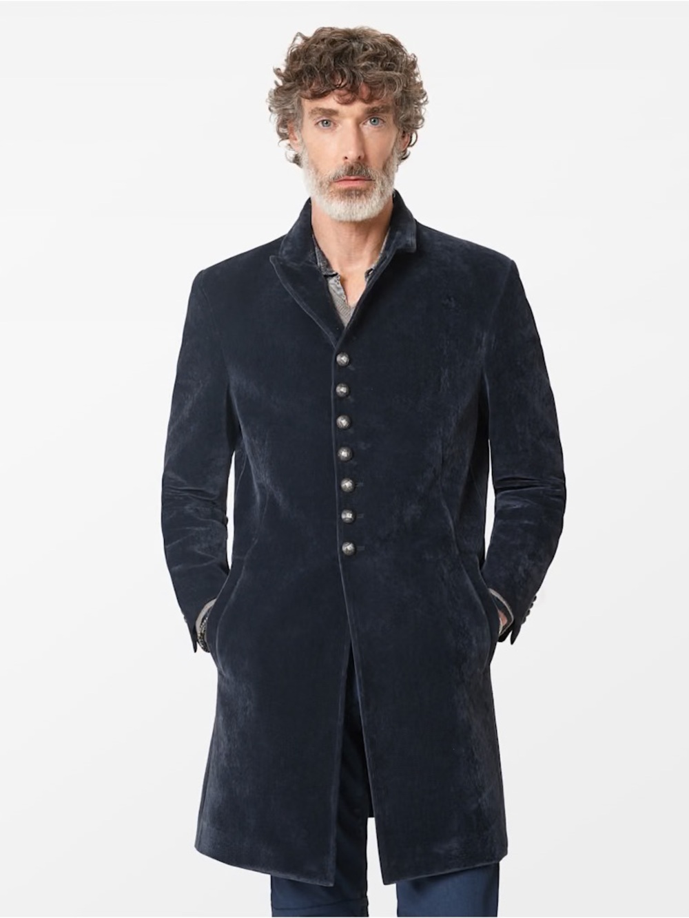 $1798 NWT John Varvatos Collection Dolph Coat Size EU 54 USA 44